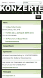 Mobile Screenshot of konzerte-bern.ch